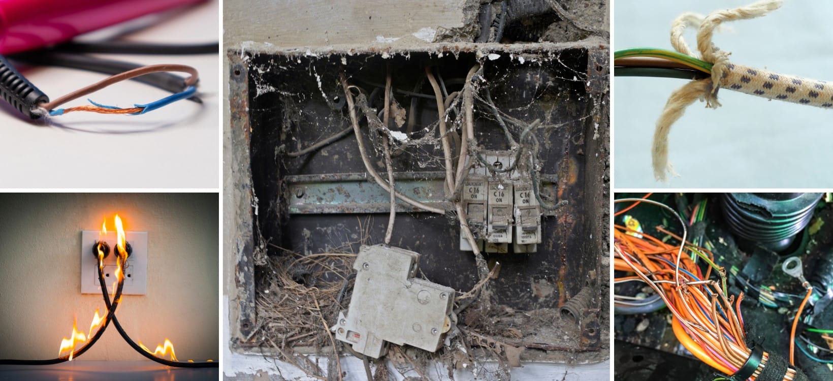 exposed wires rcd switch