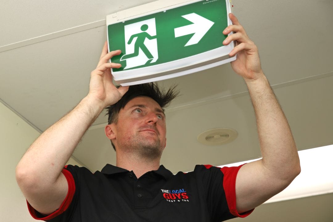 The Local Guys Emergency Exit Light Testing